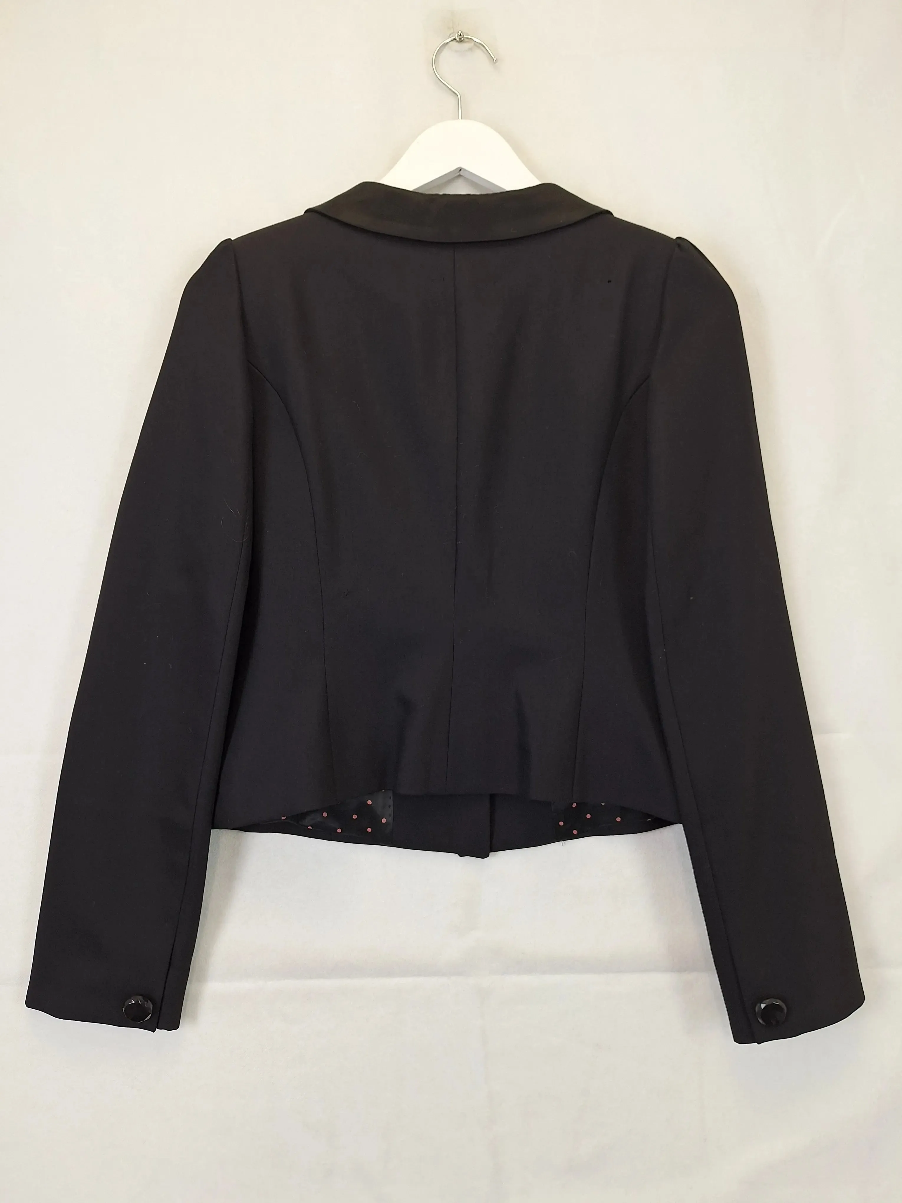 Alannah Hill Classic Cropped Bow Evening Jacket Size 10