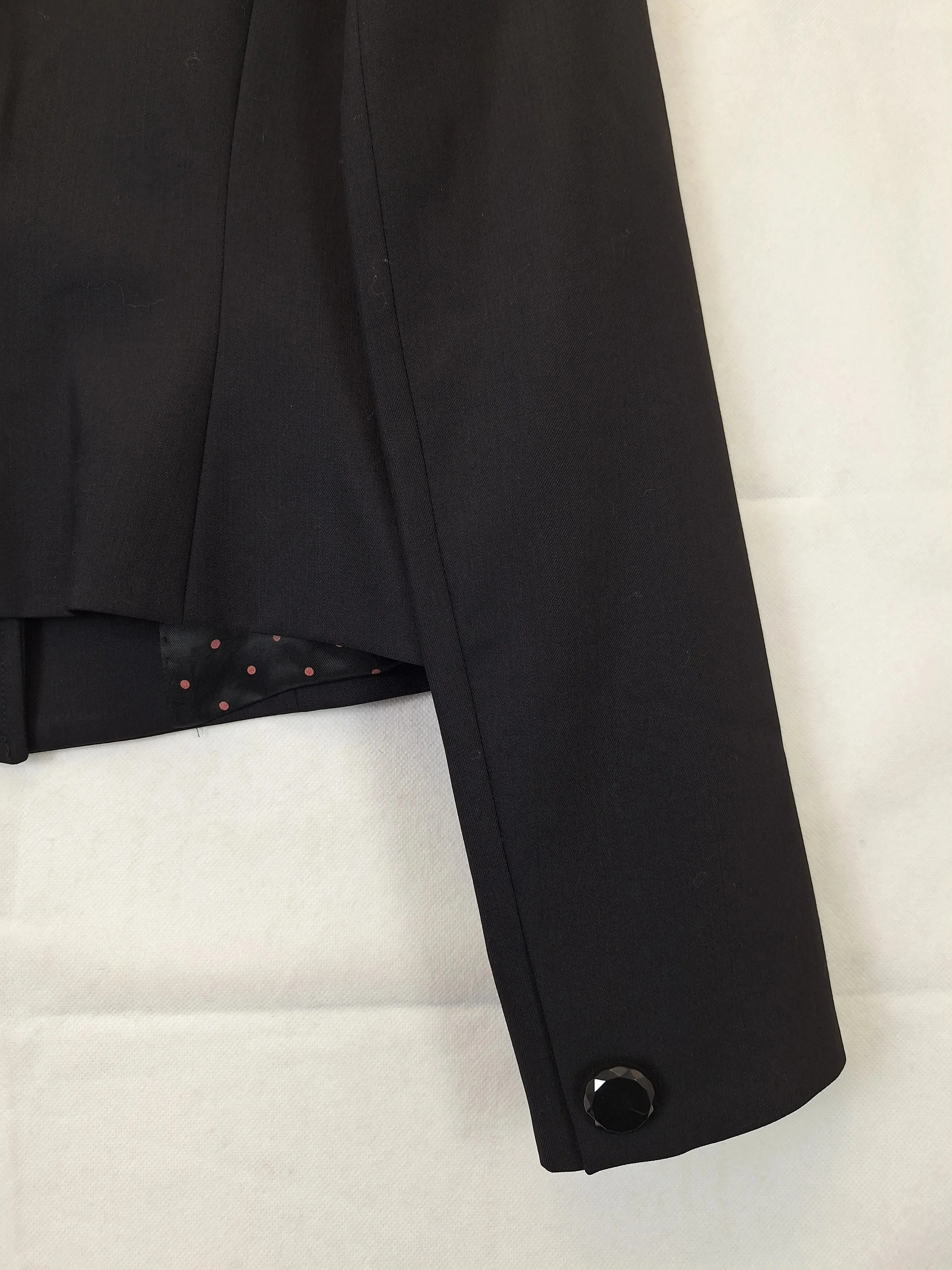 Alannah Hill Classic Cropped Bow Evening Jacket Size 10