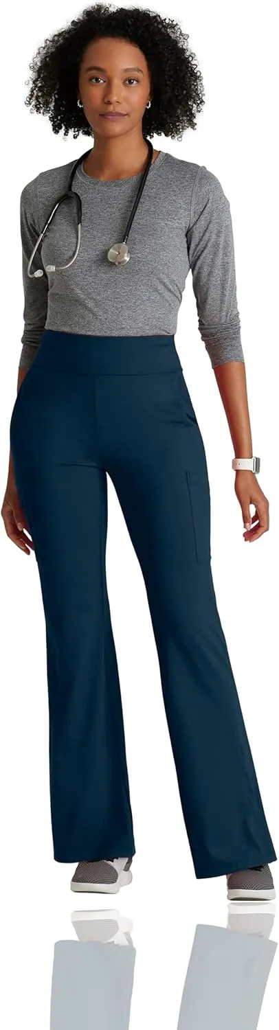 BARCO One Performance Knit Sprint Pant for Women - Yoga Style Stretchy Waistband with Fit and Flare Leg