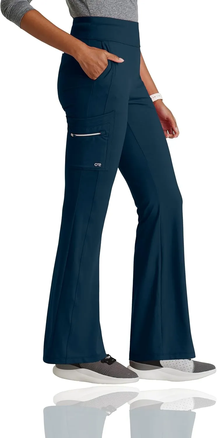 BARCO One Performance Knit Sprint Pant for Women - Yoga Style Stretchy Waistband with Fit and Flare Leg