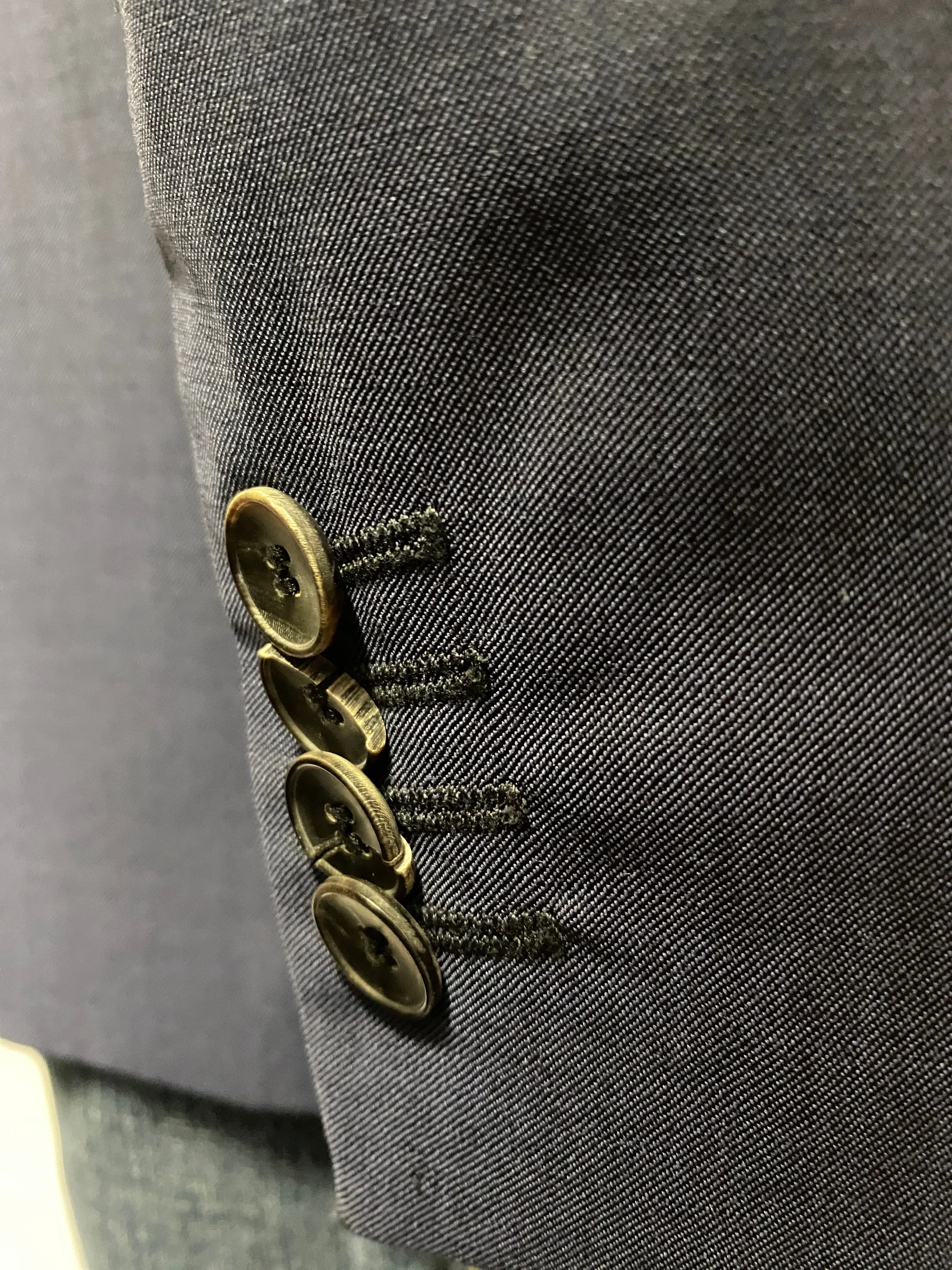 Boss by Hugo Boss Blue Wool Blazer 50