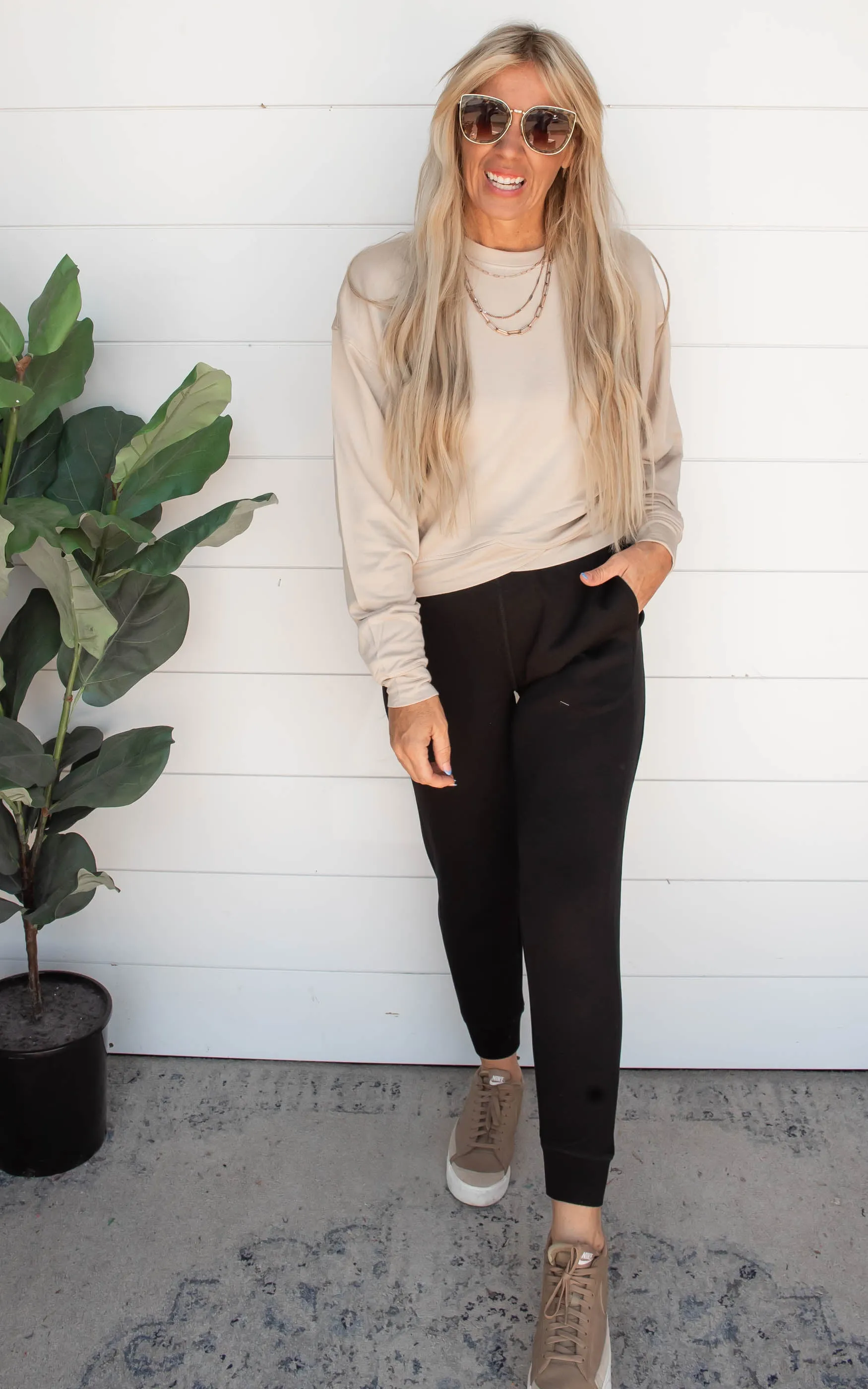 Crewneck Pullover Sweatshirt | Mono B - Final Sale