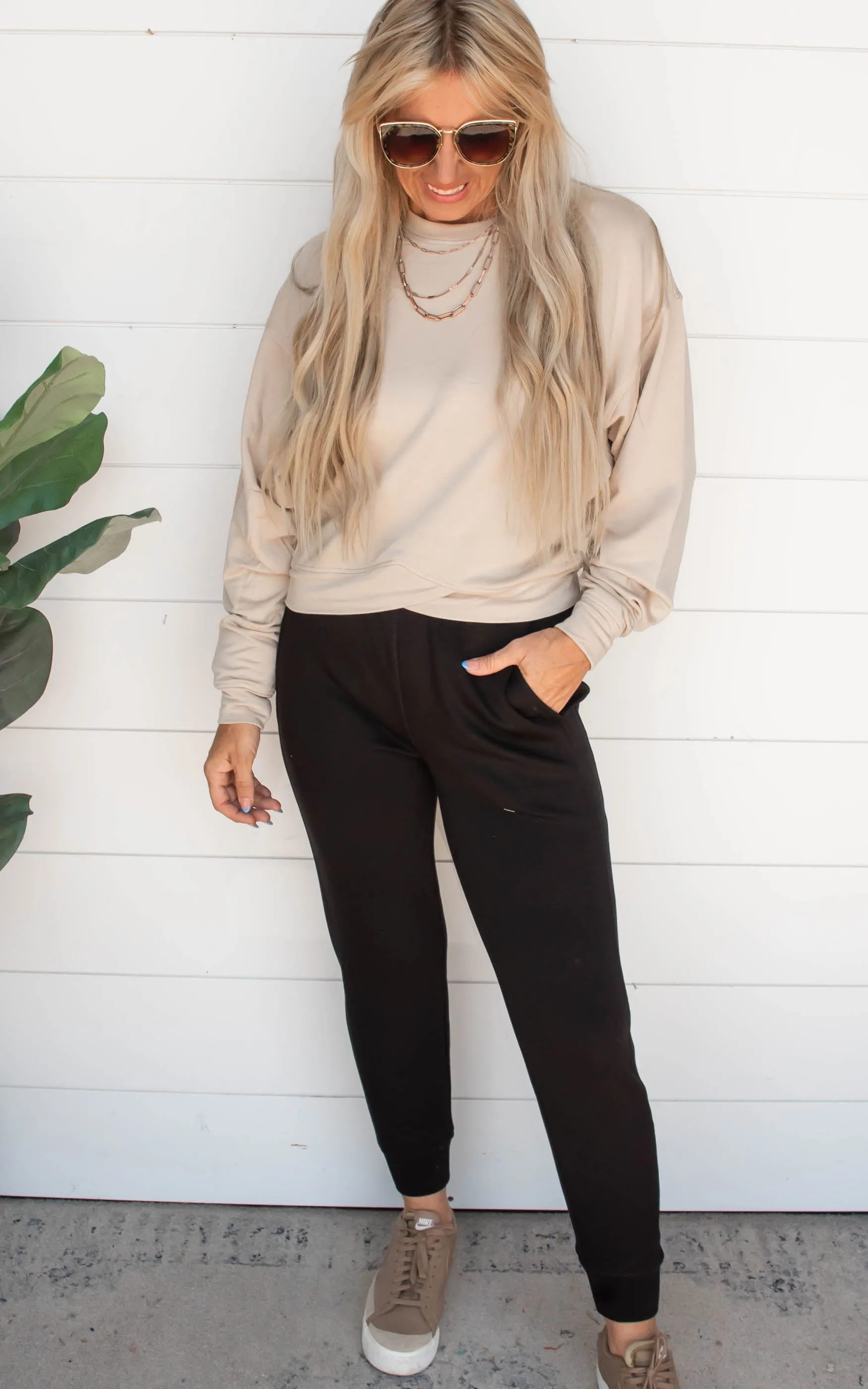 Crewneck Pullover Sweatshirt | Mono B - Final Sale