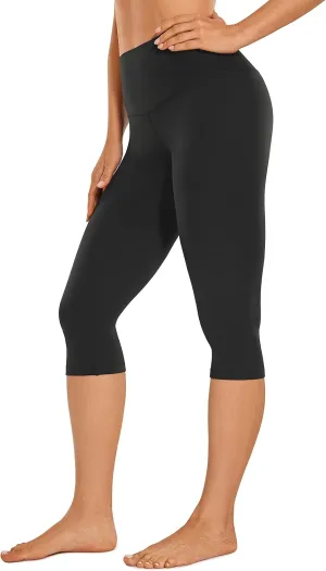 CRZ YOGA Womens Butterluxe High Waisted Capris Workout Leggings 17 Inches - Lounge Buttery Soft Yoga Pants