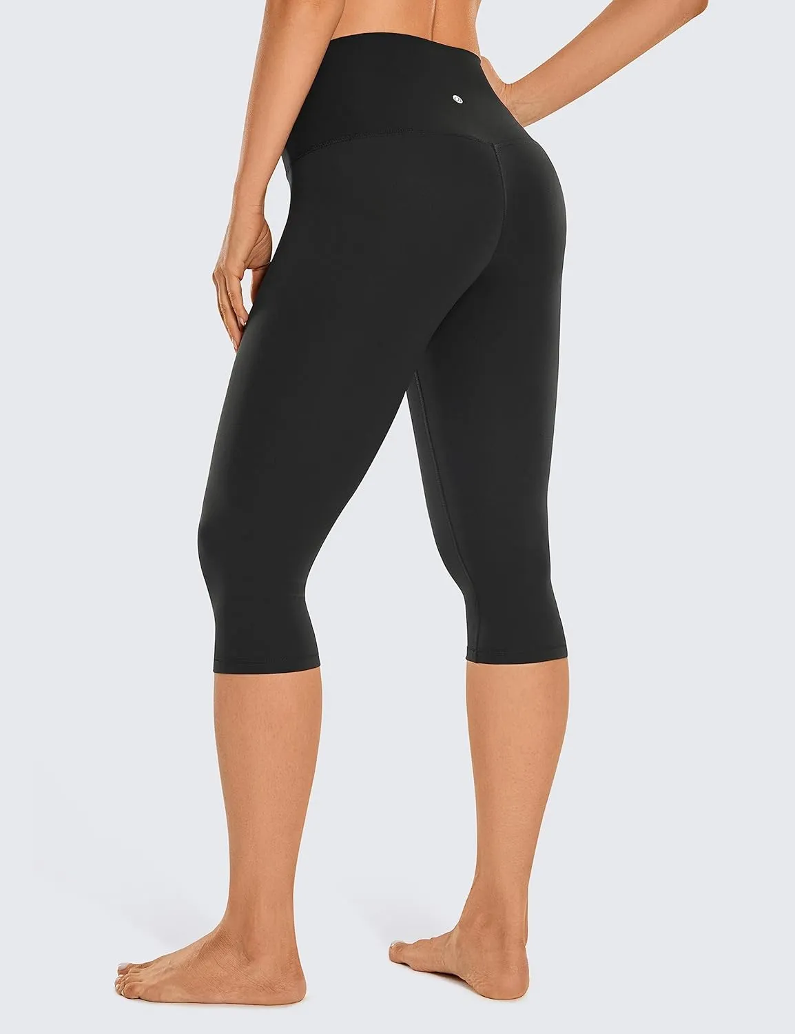 CRZ YOGA Womens Butterluxe High Waisted Capris Workout Leggings 17 Inches - Lounge Buttery Soft Yoga Pants
