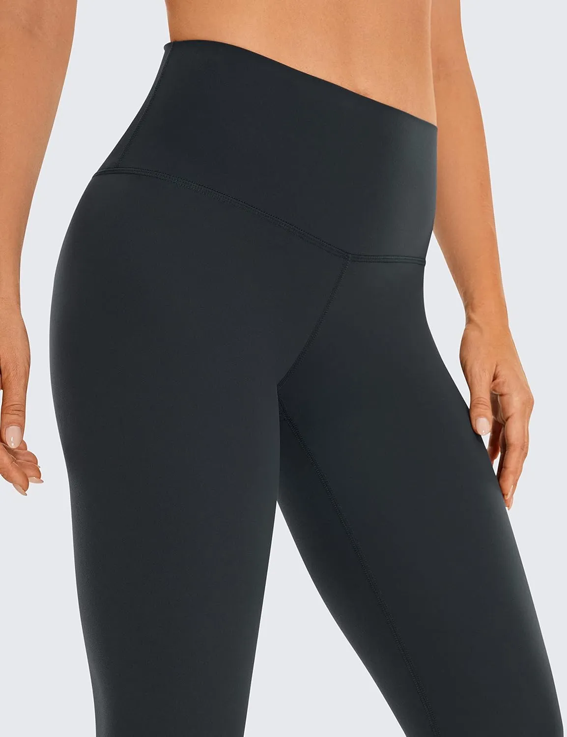 CRZ YOGA Womens Butterluxe High Waisted Capris Workout Leggings 17 Inches - Lounge Buttery Soft Yoga Pants