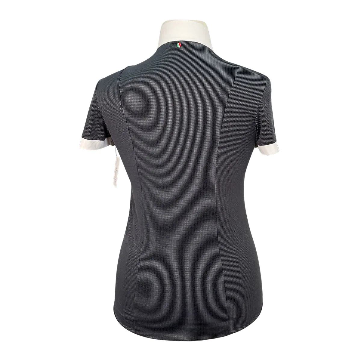 For Horses 'Gloria' Technical Show Shirt in Black Dots - Women's XL