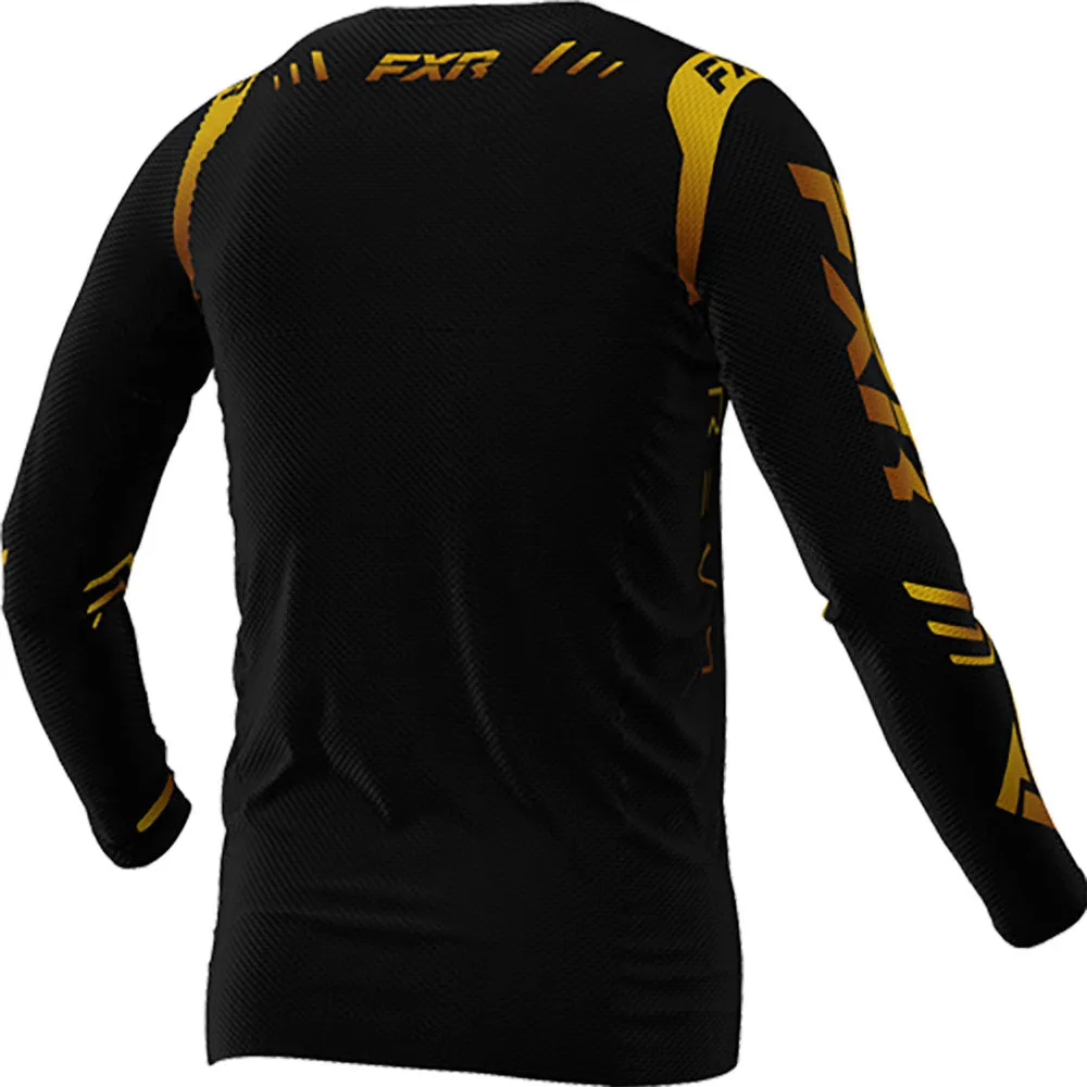 FXR Yth Revo MX Offroad Jersey 24 Black/Gold