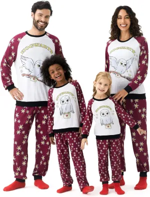 Harry Potter Family Christmas Matching Pajamas Sets Xmas Pjs Top and Pant Set for Kids Couples