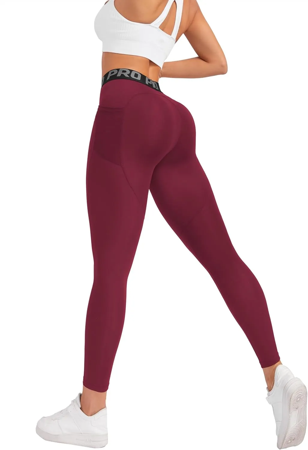 High Waisted Leggings for Women,Gym Sport Fitness Joggers Pants Tummy Control for Workout, Yoga, Running