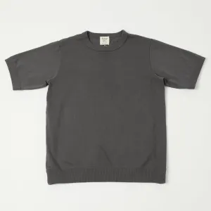 Jackman JM5110 Dotsume Rib Tee - Gunmetal