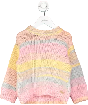 Jaranjinha Multicoloured Striped Knitted Jumper 4 Years