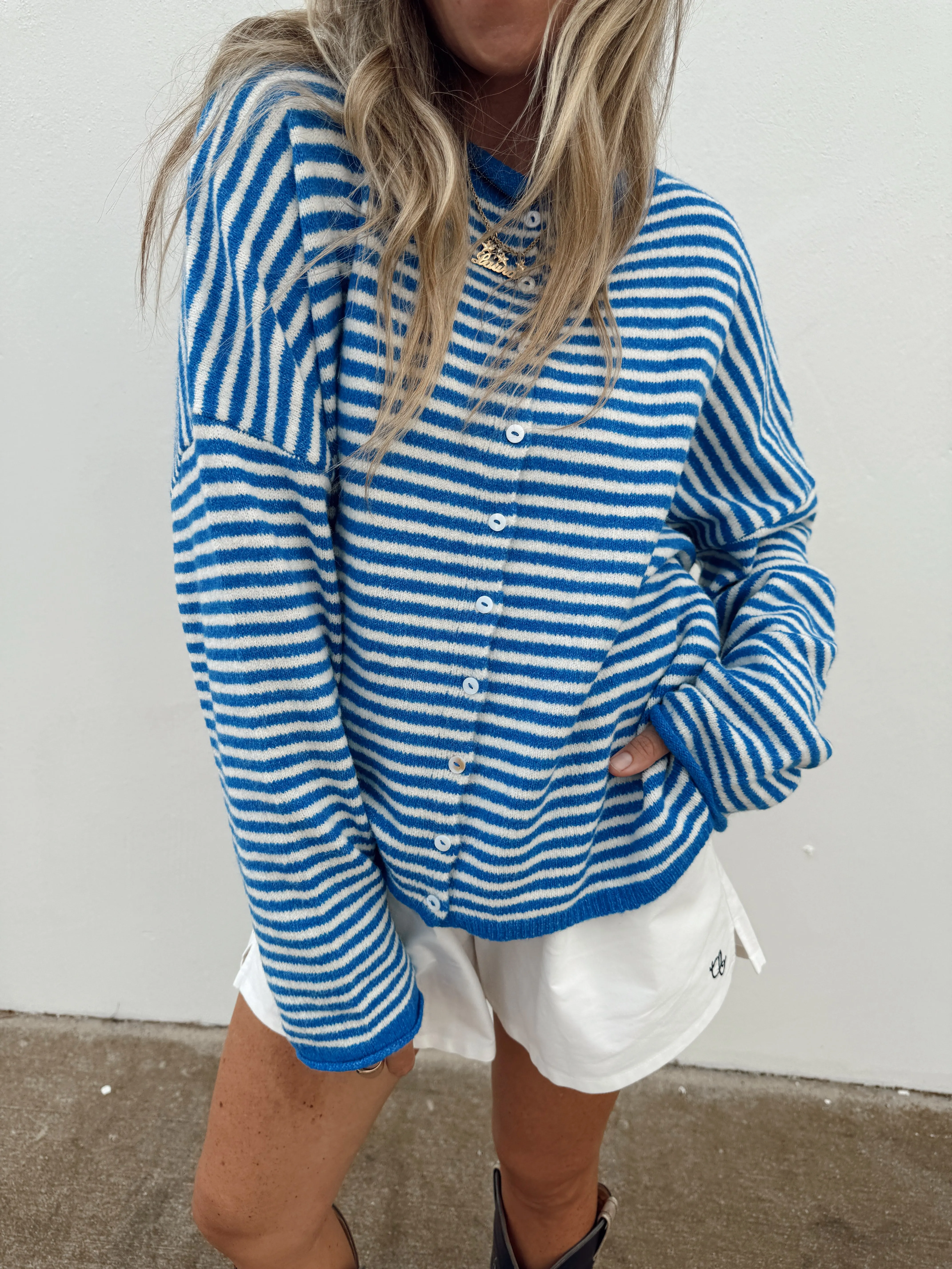 Leighton Striped Cardigan