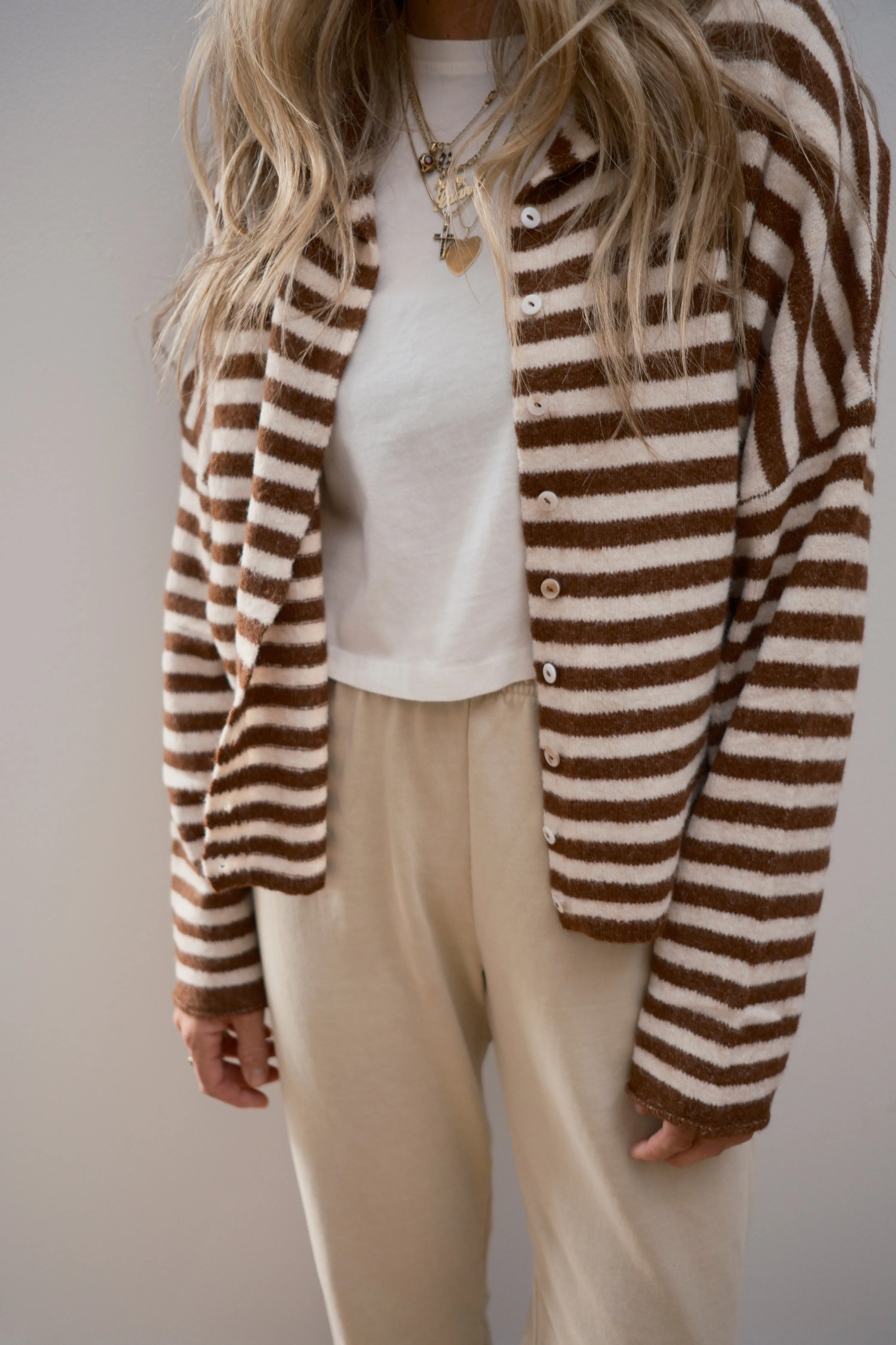 Leighton Striped Cardigan