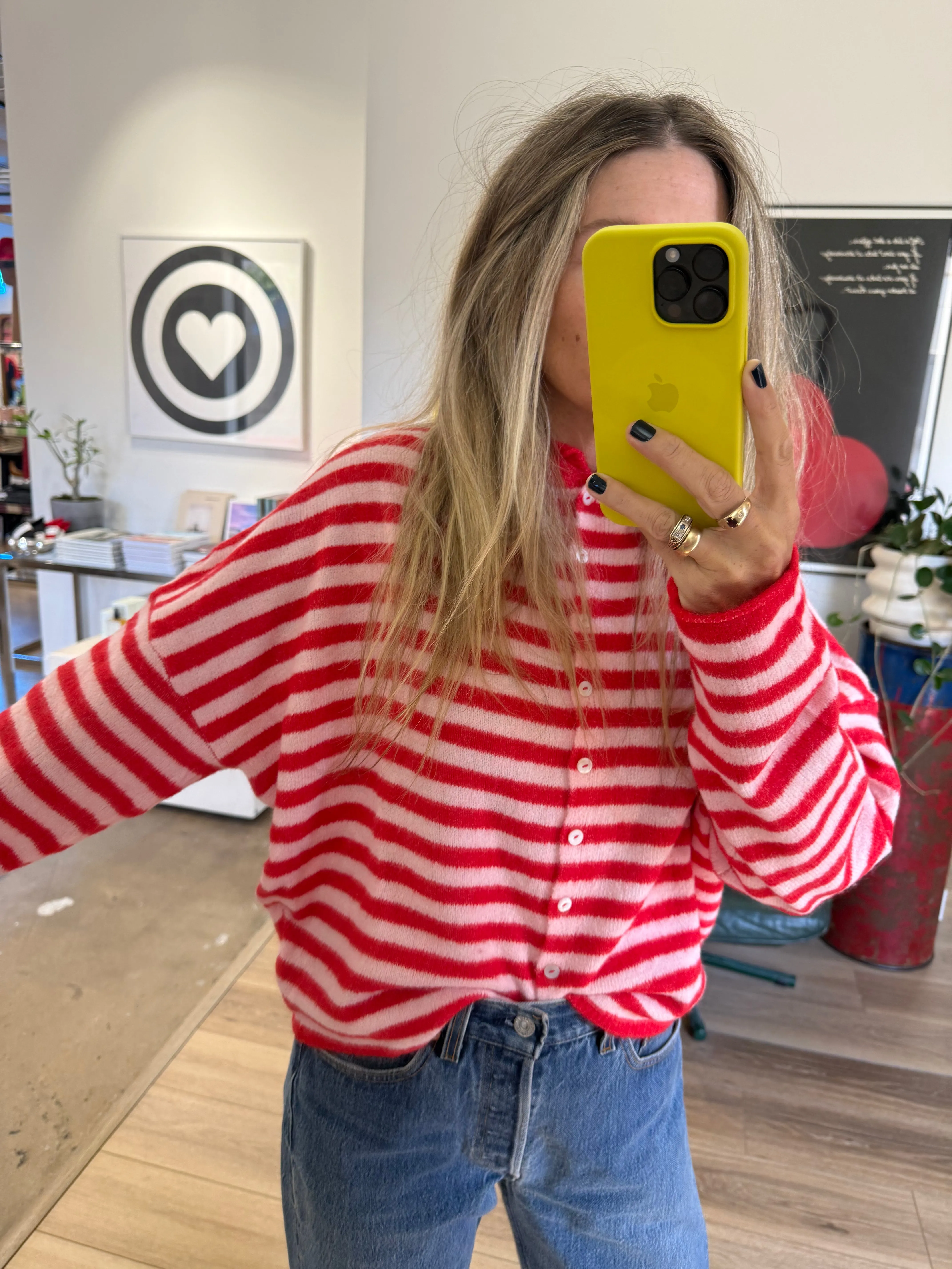 Leighton Striped Cardigan
