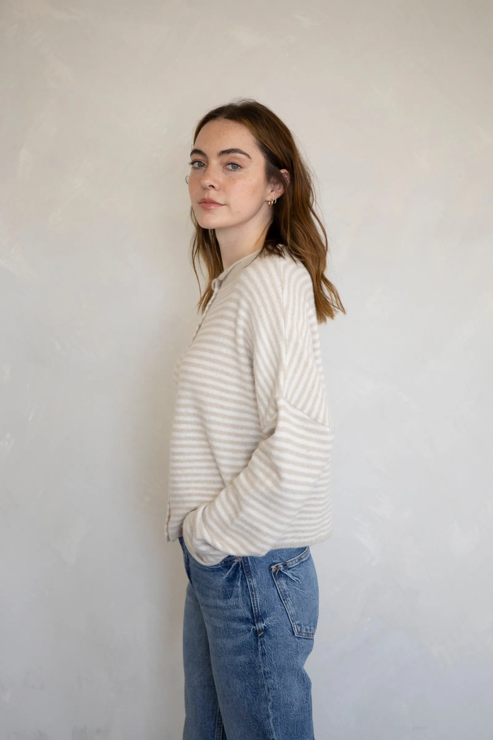 Leighton Striped Cardigan