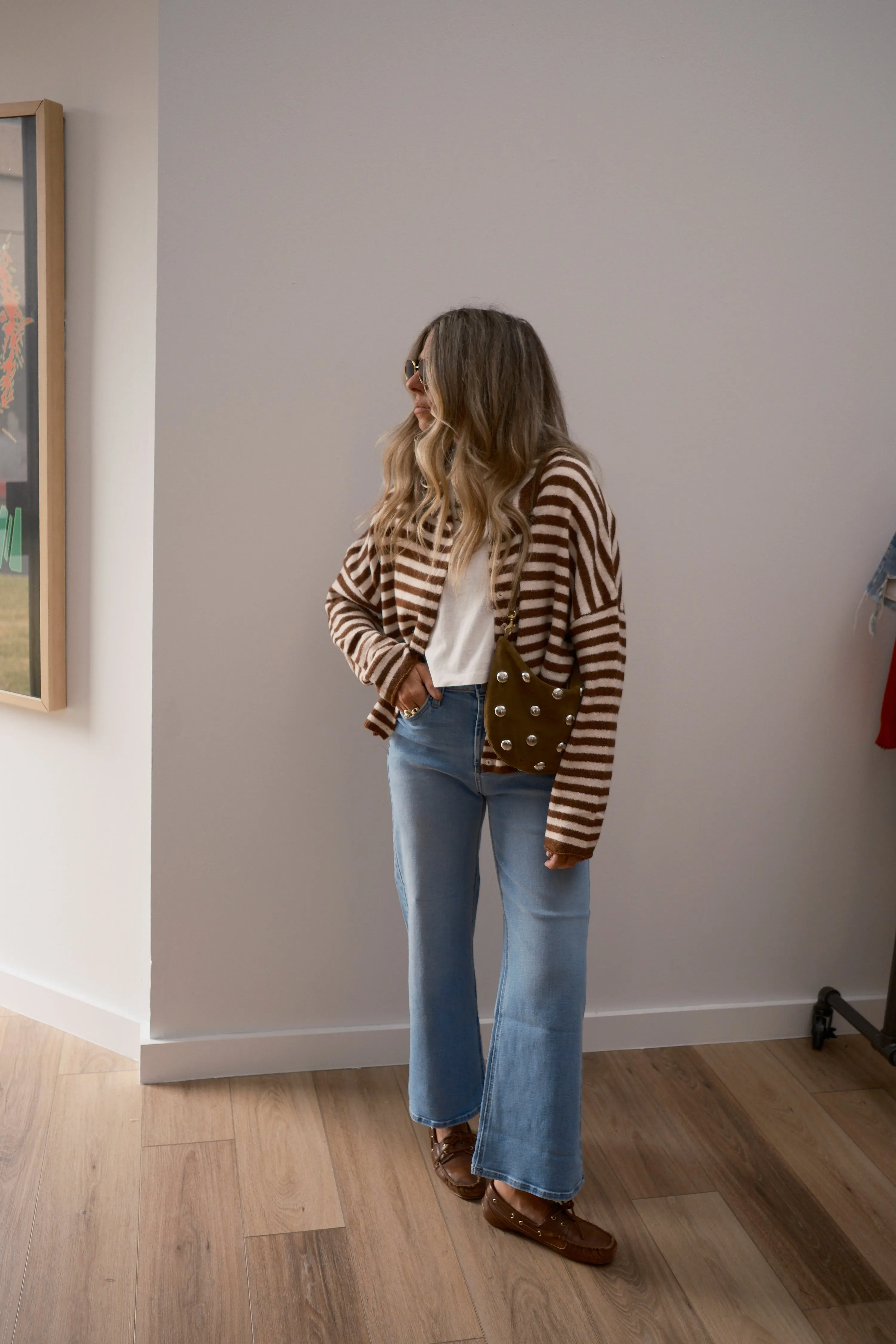 Leighton Striped Cardigan