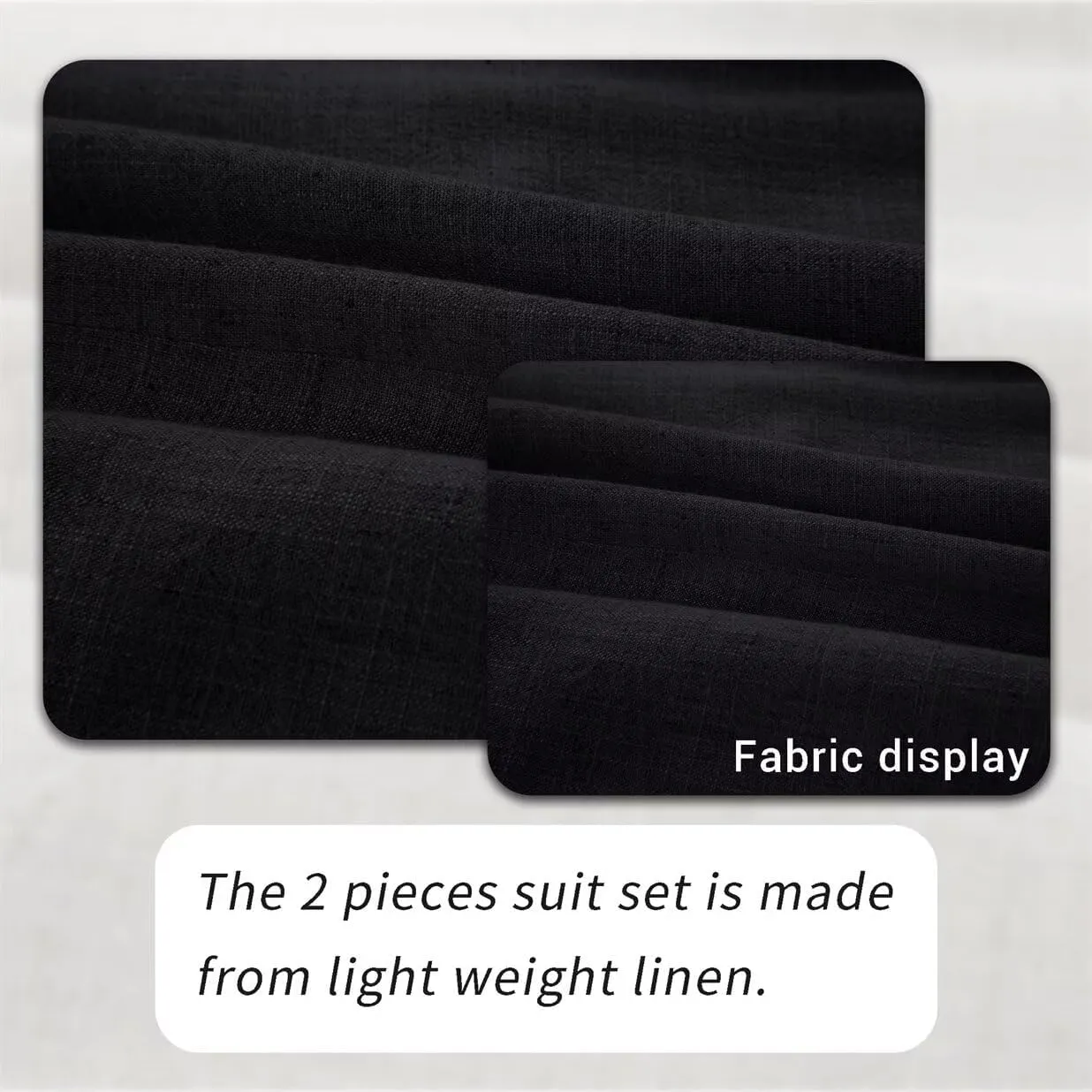 Linen Retro Mens Suit 2 Pieces Slim Fit Light Weight Linen Suit Linen Summer Suits Tuxedo Jacket Blazer Pant for Men