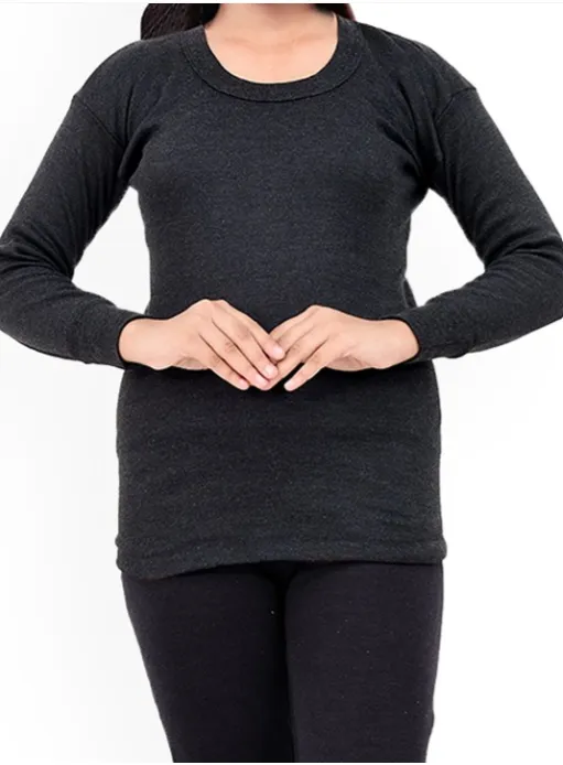 Macho Sporto Ultima Black Girl Kid's Round Neck Full sleeve