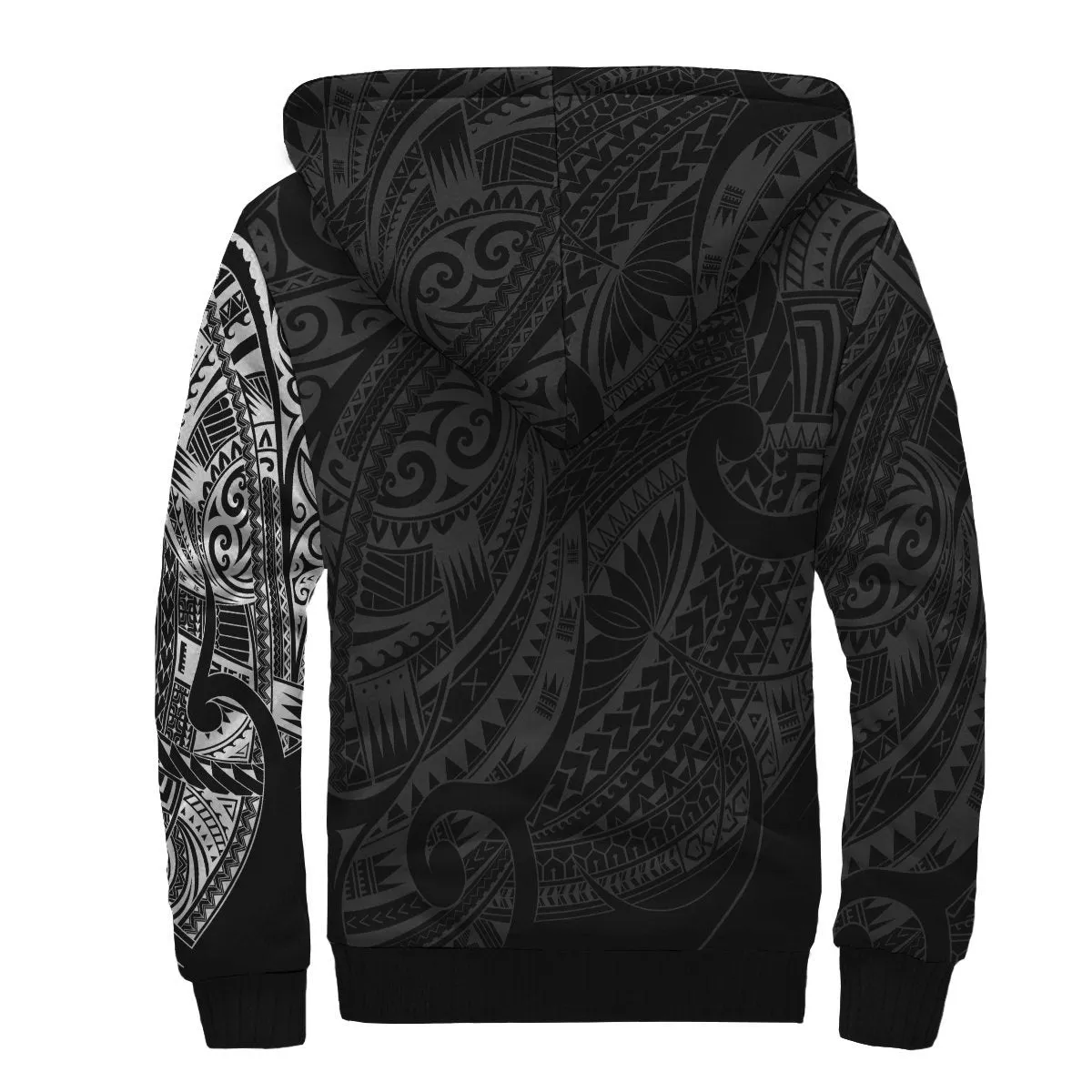 Maori Tattoo Style Special Sherpa Hoodie A7