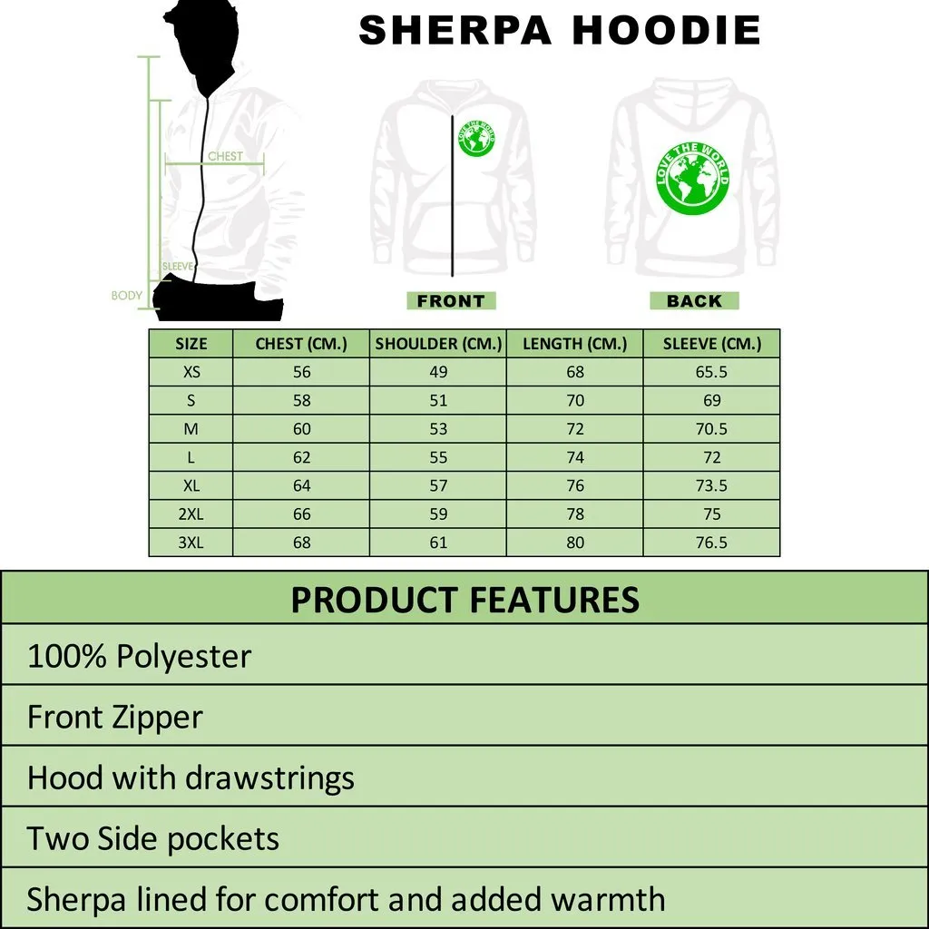 Maori Tattoo Style Special Sherpa Hoodie A7