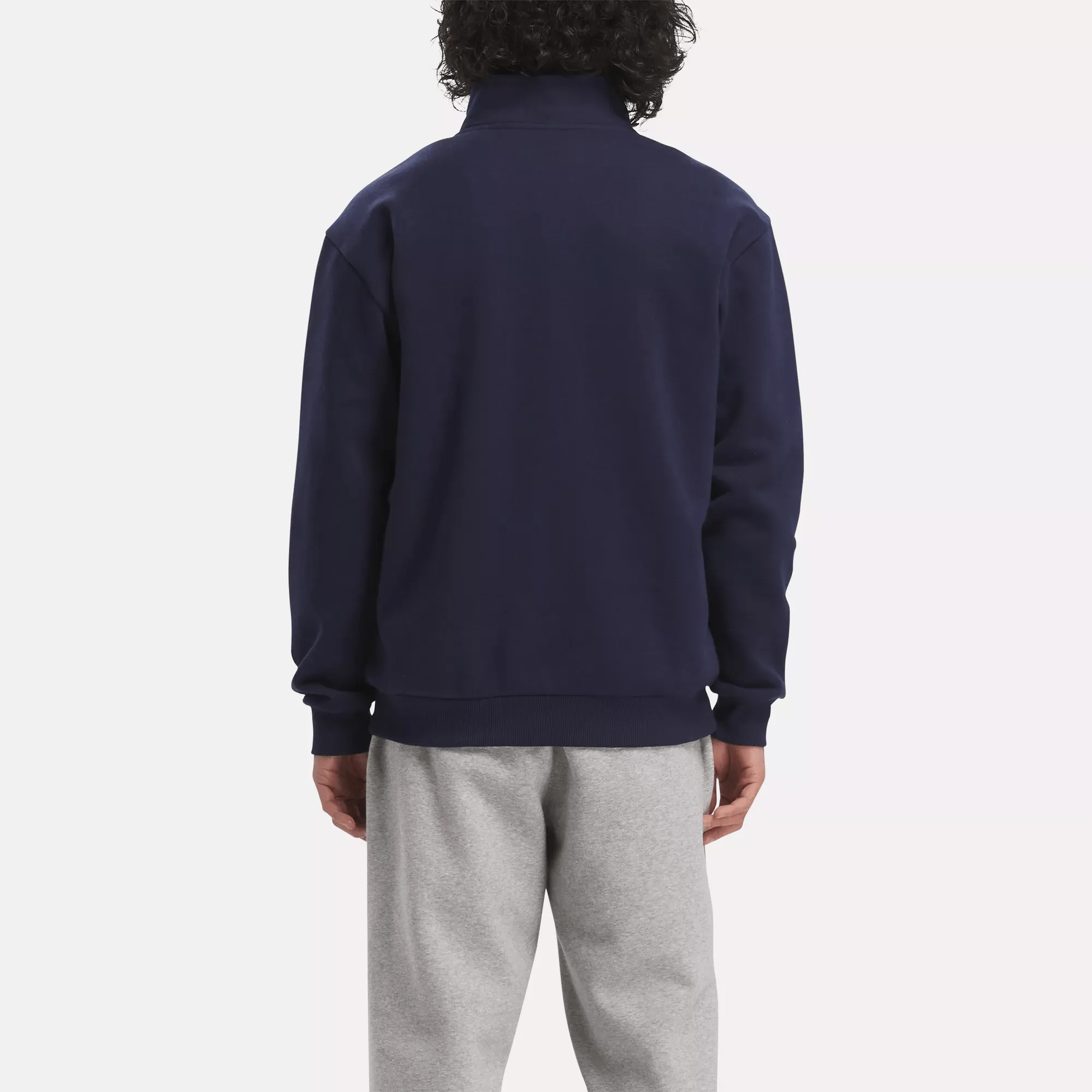 Men's Reebok Identity Left Chest Quarter-Zip Sweatshirt