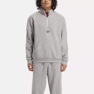 Men's Reebok Identity Vintage Sport Quarter-Zip Sweatshirt