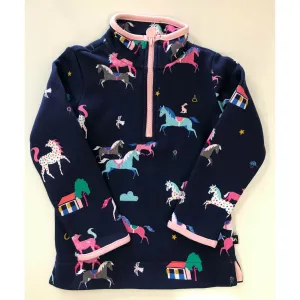 Navy Ponies Fairdale Half Zip Sweatshirt