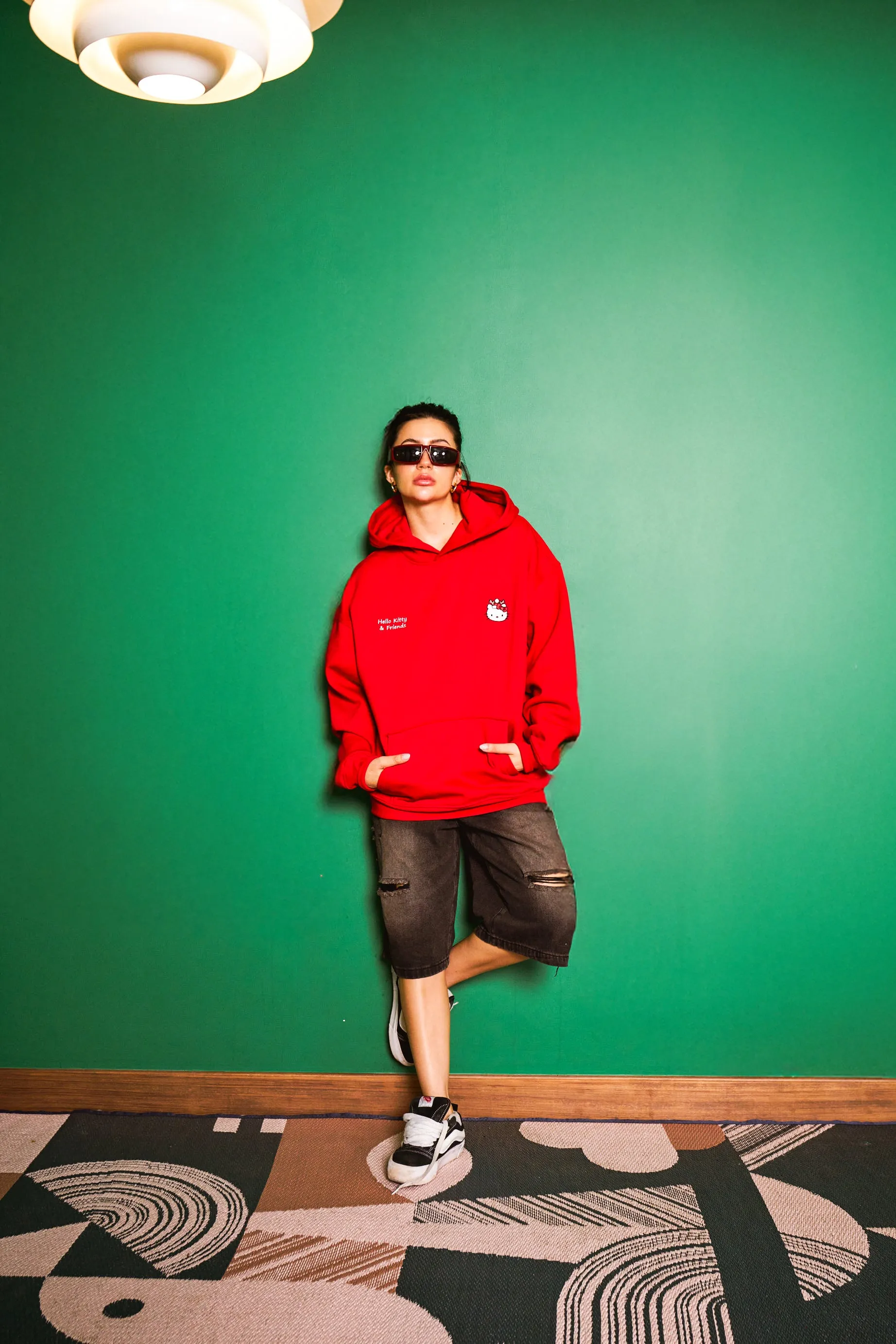 Red Hello Kitty & Friends Hoodie