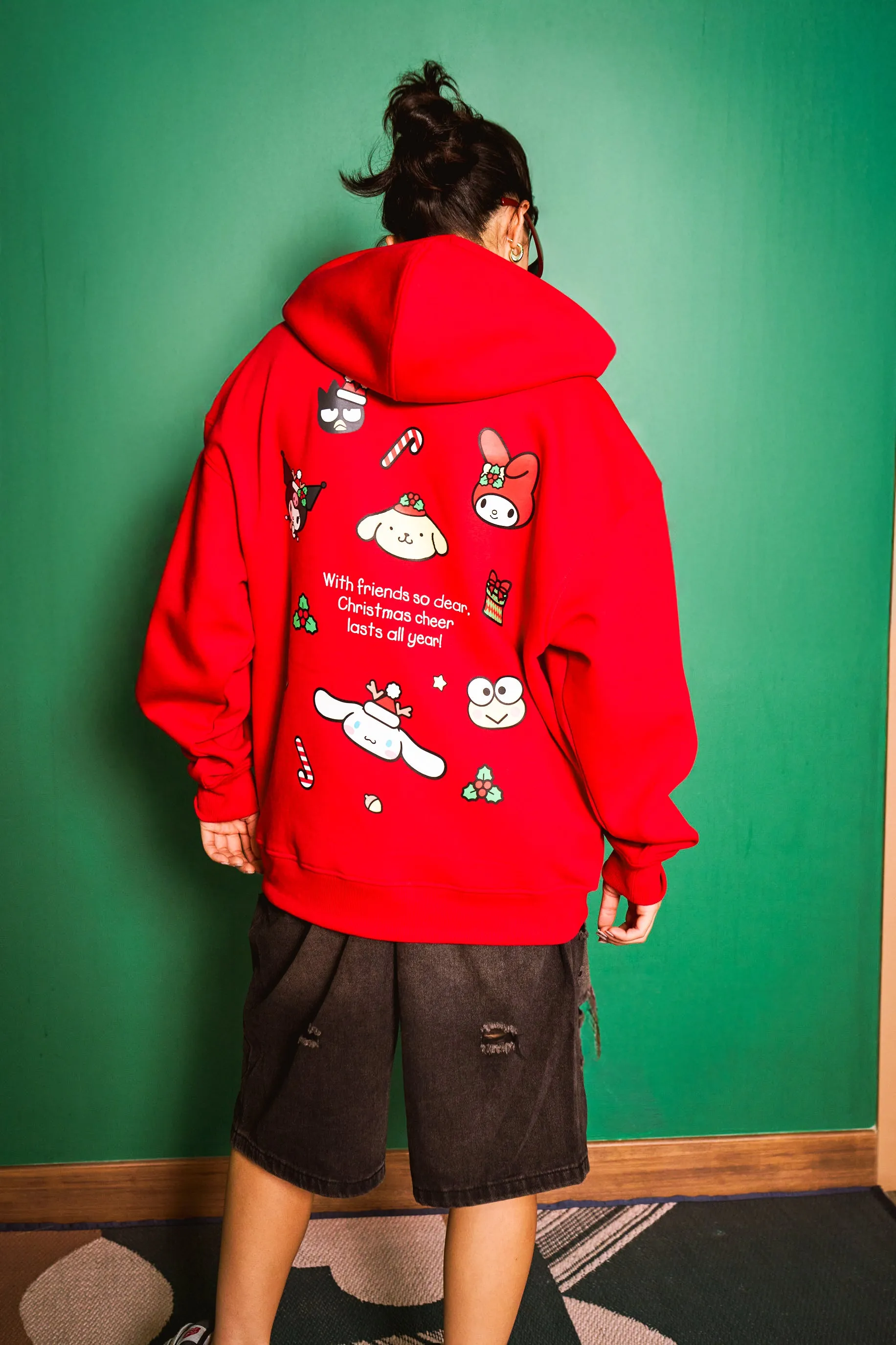Red Hello Kitty & Friends Hoodie