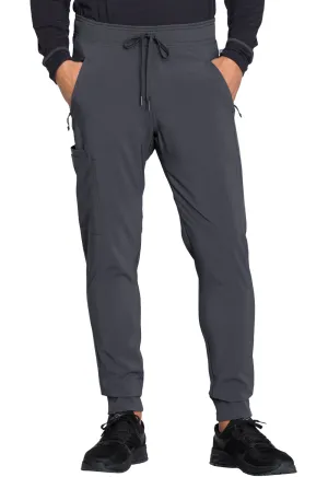 Scrub Pants - Cherokee Infinity Men's Mid Rise Jogger - Pewter, CK004A