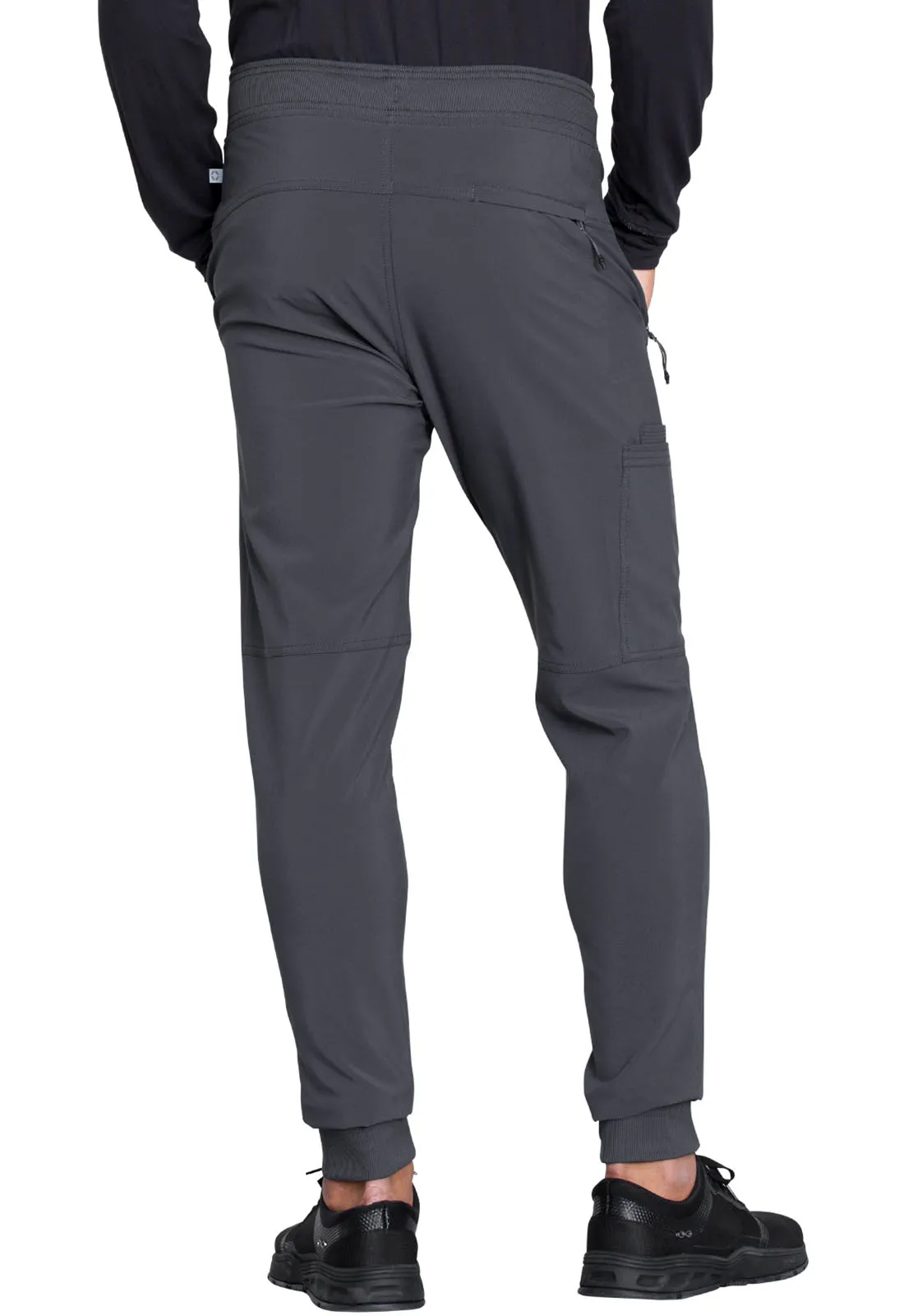 Scrub Pants - Cherokee Infinity Men's Mid Rise Jogger - Pewter, CK004A