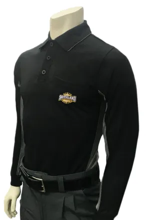 Smitty MLB Replica v2 Long Sleeve Black Umpire Shirt V2 (SC)