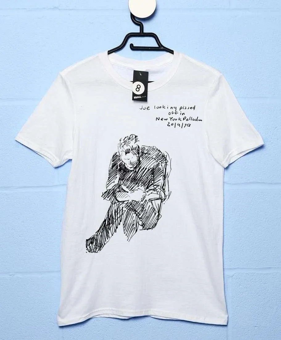 The Clash Joe Strummer Pissed Off By Ray Lowry T-Shirt
