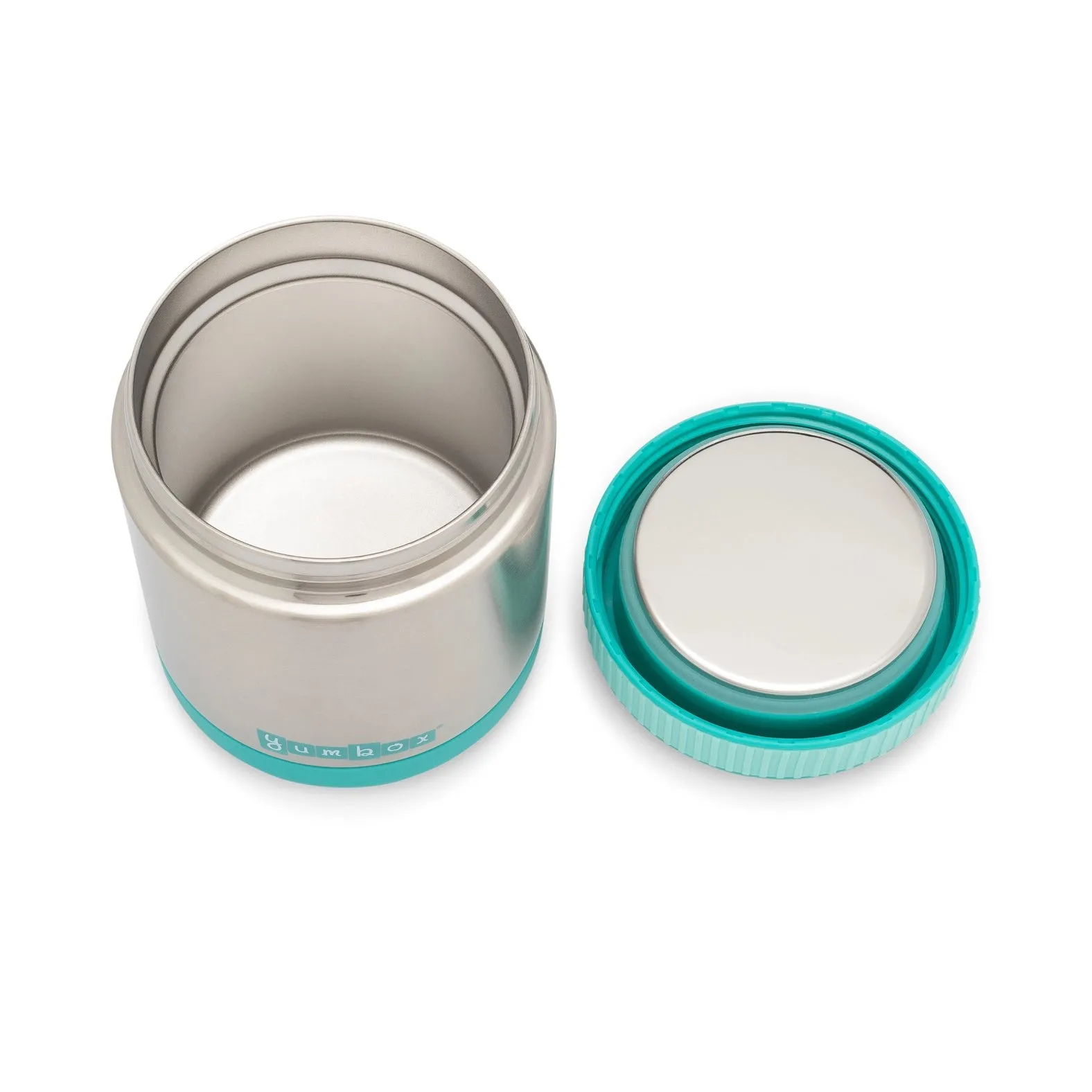 Thermal Food Jar For Hot Lunch - Yumbox Zuppa with Spoon - Caicos Aqua