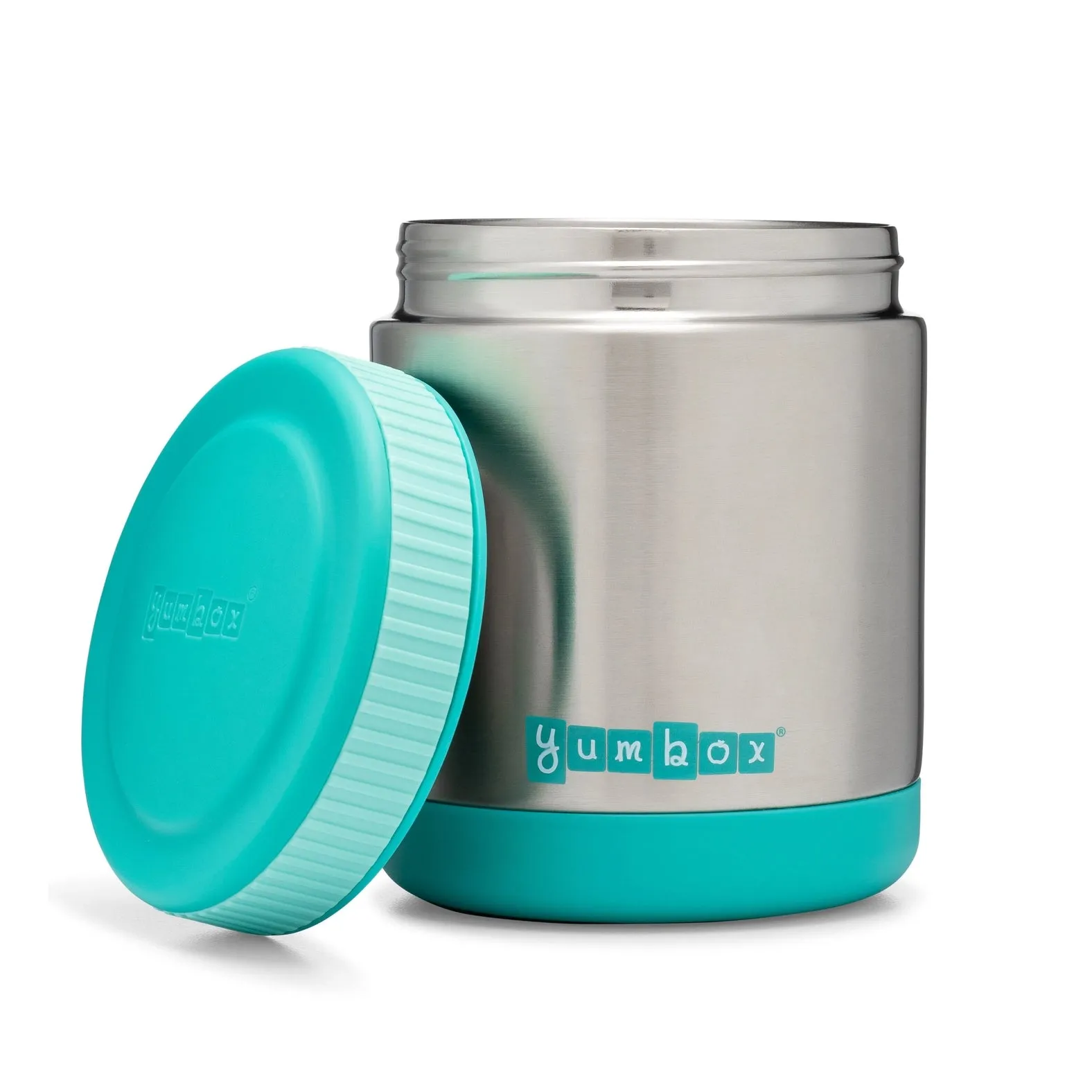 Thermal Food Jar For Hot Lunch - Yumbox Zuppa with Spoon - Caicos Aqua