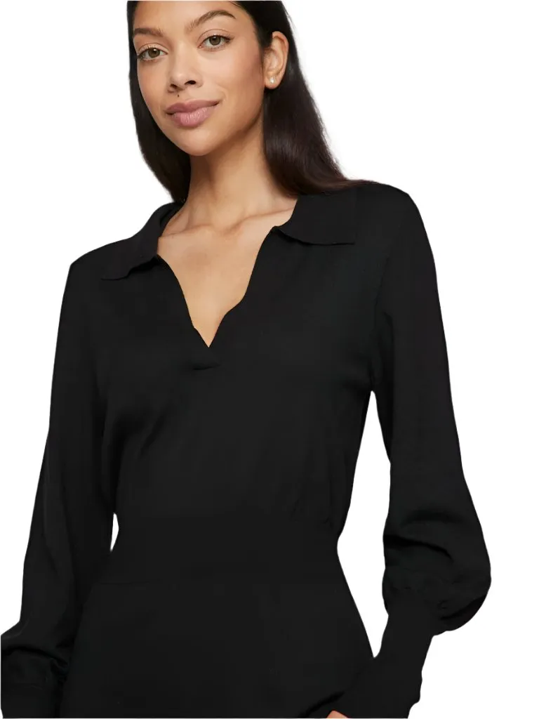 Vila Womens Comfy L/S Knit Dress Black
