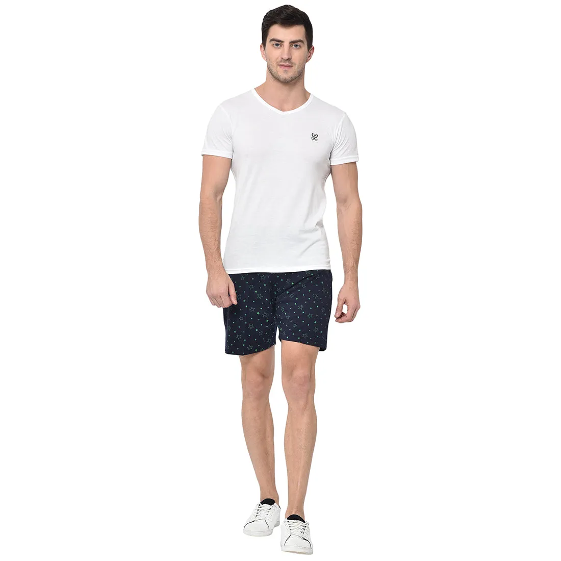 Vimal Jonney Dark Blue Shorts For Men's