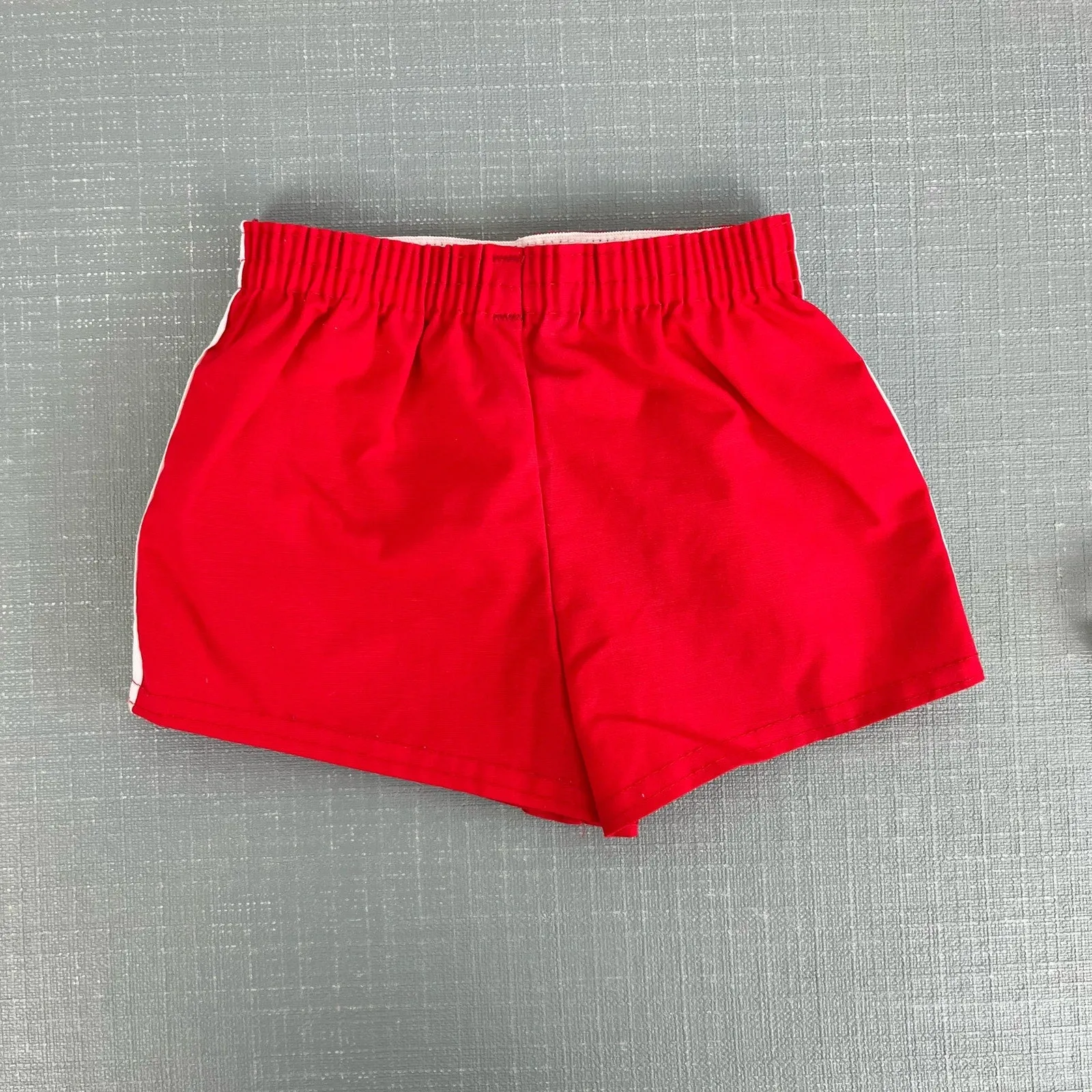 Vintage Red Track Shorts 2T USA