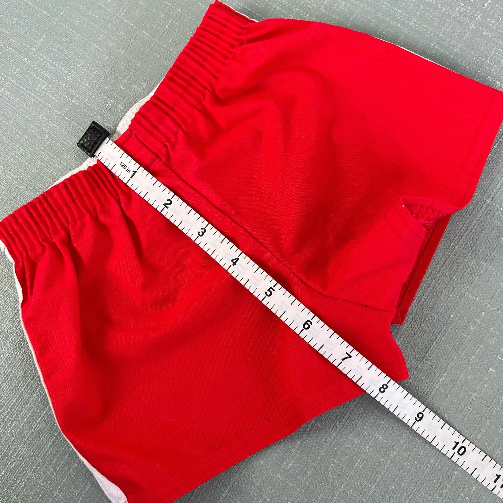 Vintage Red Track Shorts 2T USA