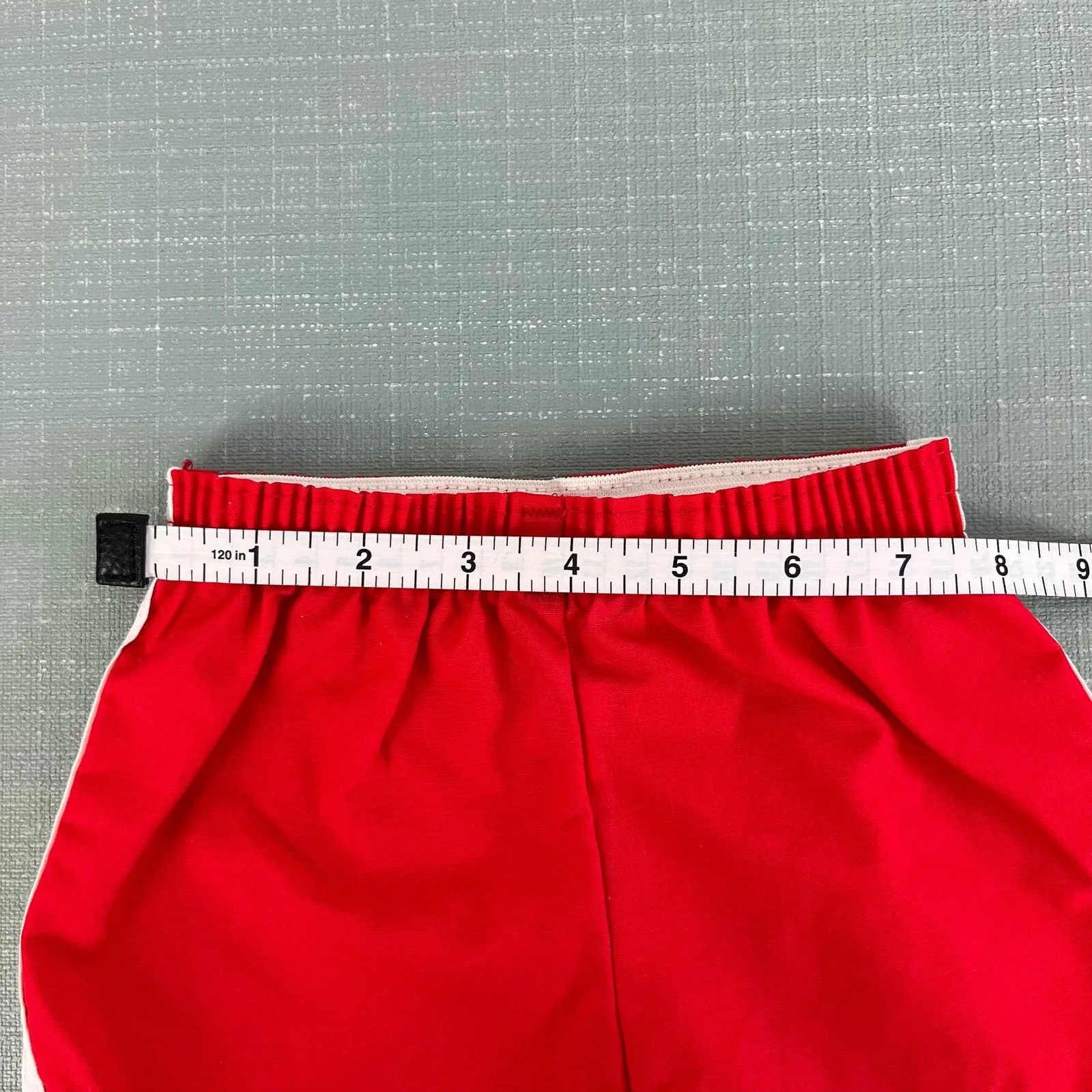 Vintage Red Track Shorts 2T USA