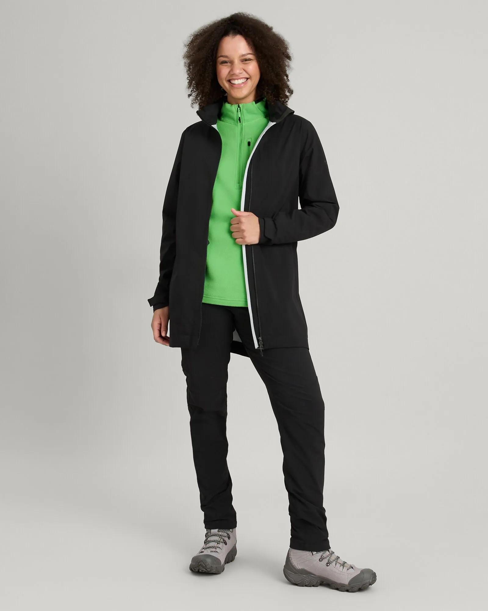 Women's Trailhead Stretch 2.5-layer Rain Parka - Black Stingray