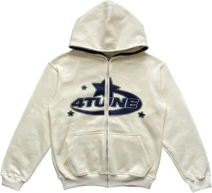 Y2K Hoodie Women Men Zip Up Grunge Aesthetic Hoodies Casual Vintage Oversized Pullover Sweatshirt Harajuku Jacket