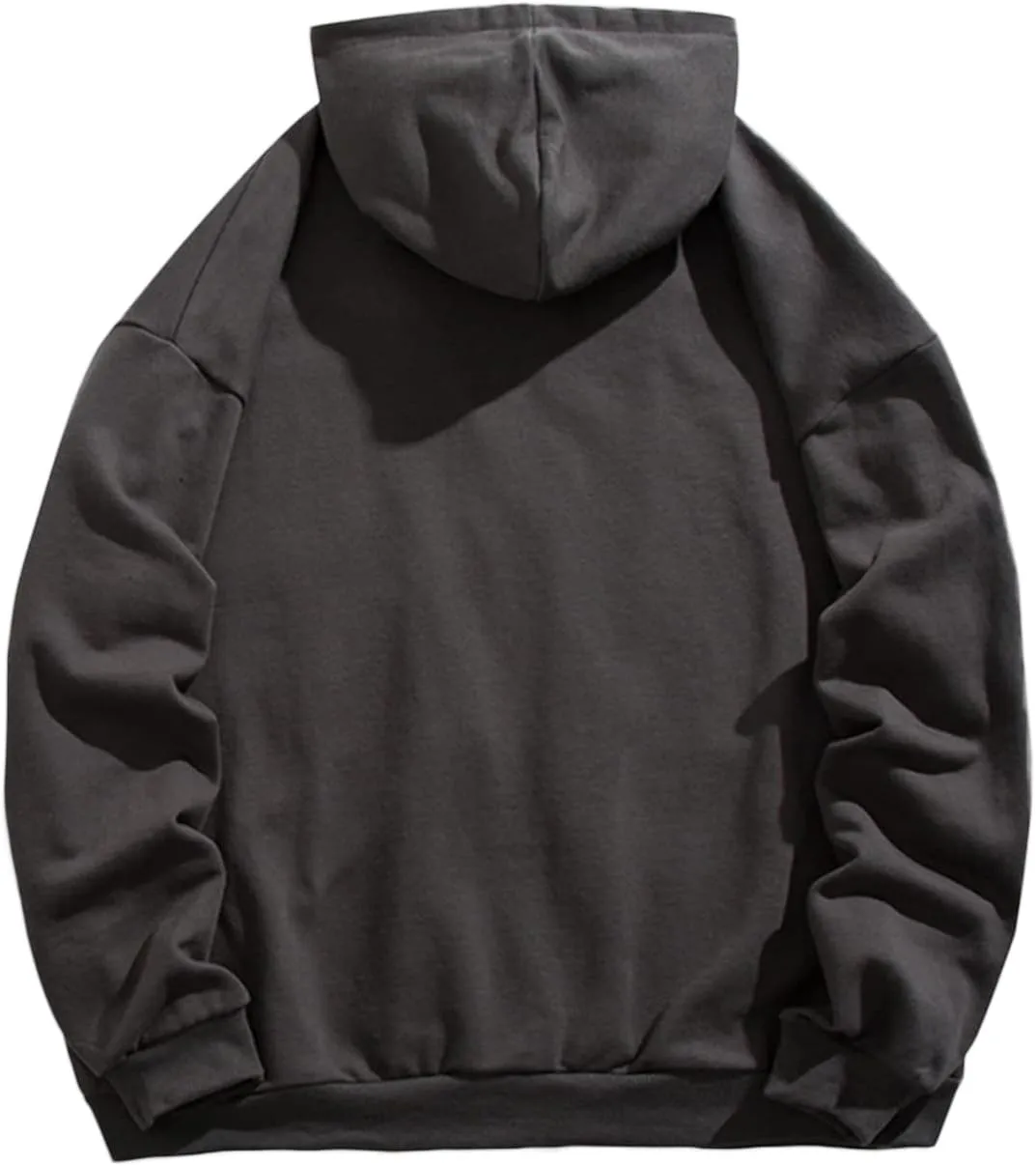 Yoawdats Women's Casual Zip Up Hoodie Vintage Graphic Print Long Sleeve Oversized Aesthetic Sweatshirt Y2K Streetwear Jacket
